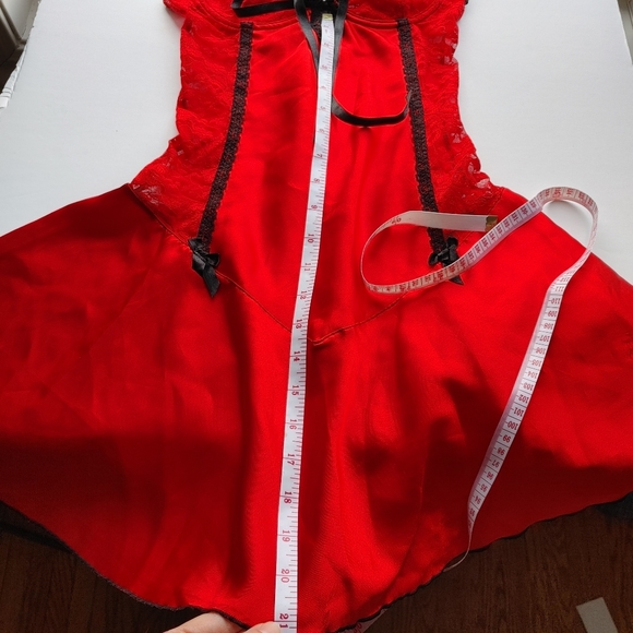 3/$25 - H&M Red Satin Babydoll/Lingerie - Picture 9 of 9